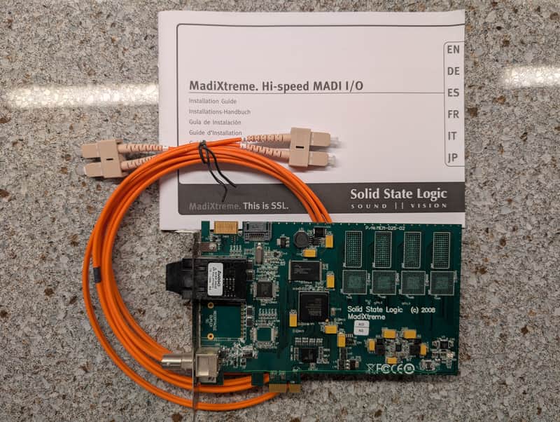 Solid State Logic MADIXtreme 64-Channel PCIe Interface Card 2008 - 2016 - Green image 1