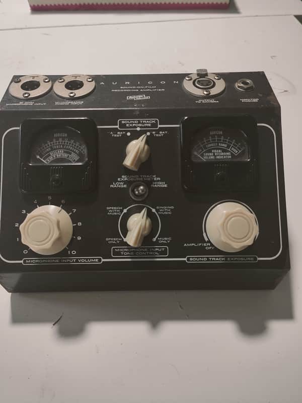 Auricon Sound On Film Recording Amplifier 1940's Brown image 1