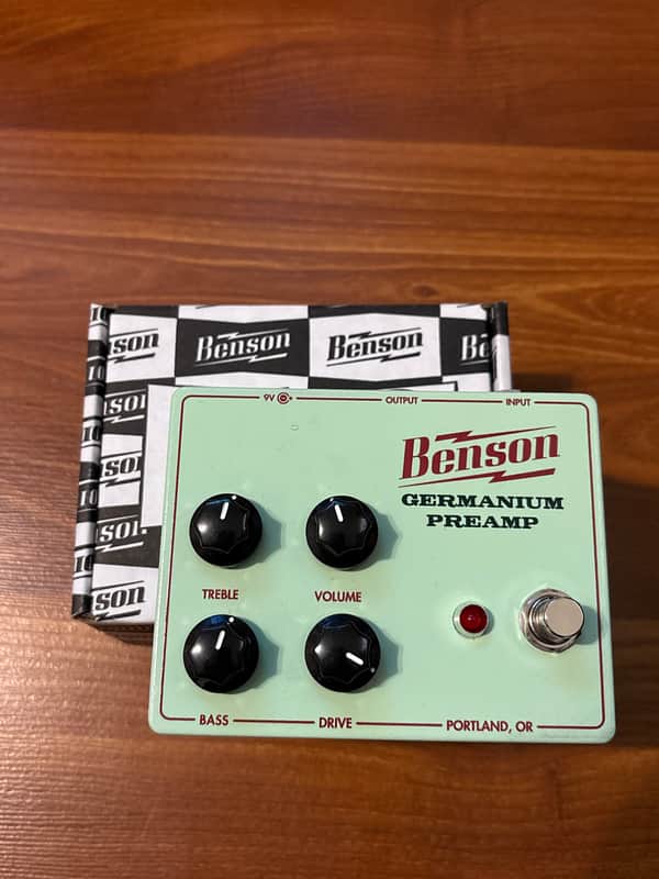 Benson Amps Germanium Preamp 2024 - Present - Seafoam Green image 1