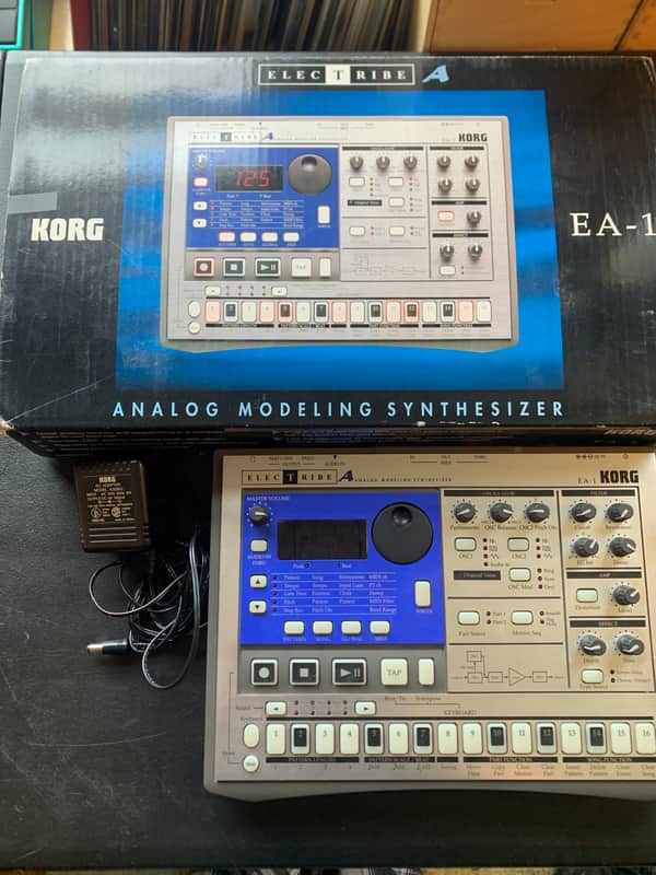 Korg Electribe-A EA-1 Analog Modeling Synthesizer 1999 - Silver image 1