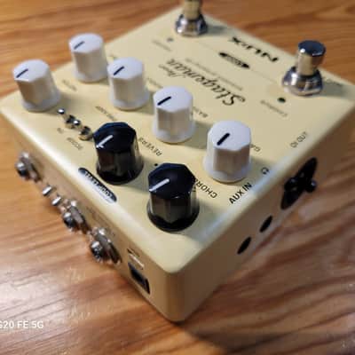 NuX NAP-5 Stageman Floor Deluxe Acoustic Preamp / DI 2010s - Yellow image 2