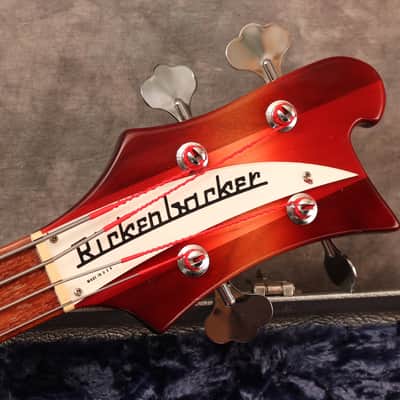 1998 Rickenbacker 4001 V63 - Fireglo - OHSC image 3