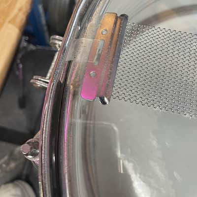 JZ Snare Drum 14" x 5.5" - Silver - New SA-0114-00 Drum Head Included image 7