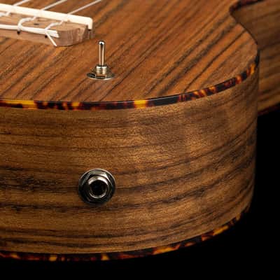 Ortega HYDRA Custom Built Series Ovangkol Top Mahogany Double-Necks 4/8-String Acoustic-Electric Tenor Ukulele w/Gig Bag image 13