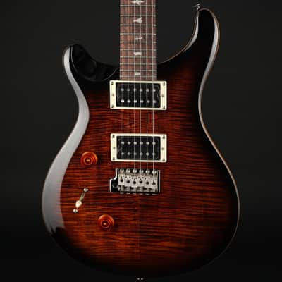 PRS SE Custom 24 Left-Handed in Black Goldburst with Gig Bag #F018117 image 1