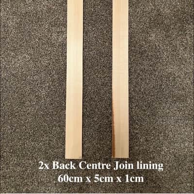 Double Bass complete set of blocks and linings 20 years aged, European spruce image 8