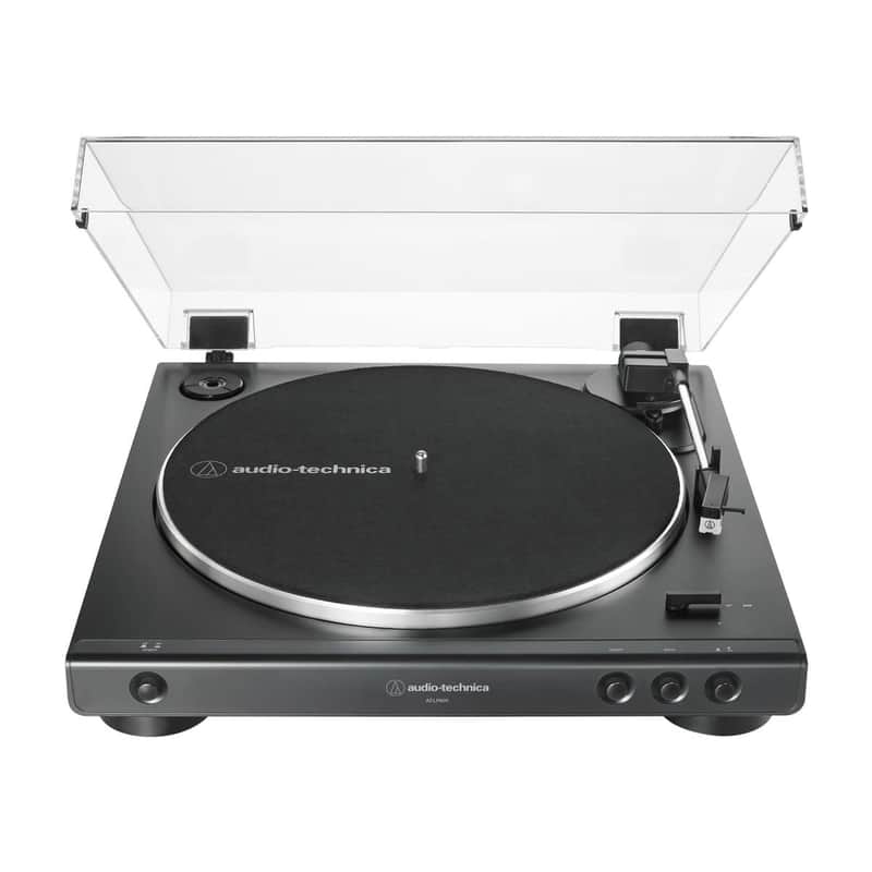 Audio-Technica AT-LP60X-BK Fully Automatic Belt-Drive Turntable, Black image 1