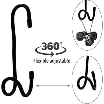 Portable Guitar Hanger and Guitar Closet Display Rack Guitar Bracket Holder Guitar Stand Storage With No slip Rubber Padding, for Home or Studio - No installation tools required - No guitar - 2/PK image 2