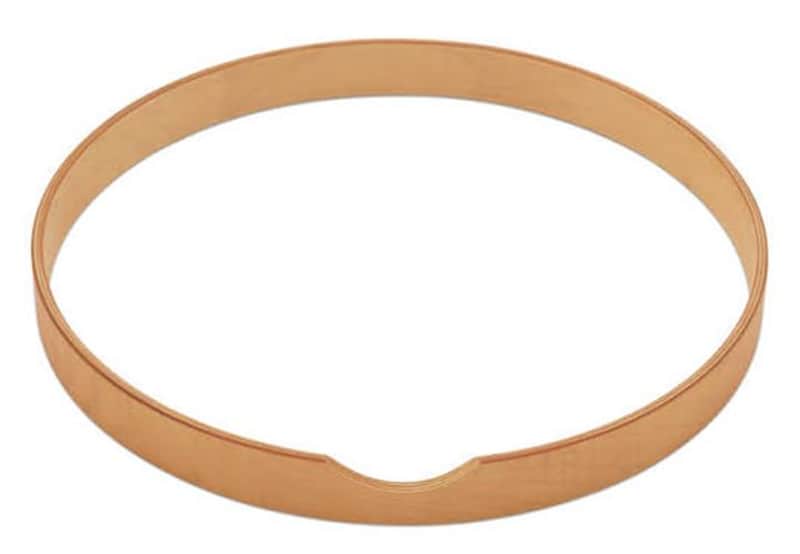 PDP CM BD Hoop 2x18 Natural Lacquer Batter image 1