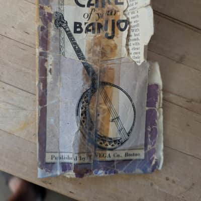 Vega little wonder tenor jazz banjo 1928. with resonator and OHSC image 15