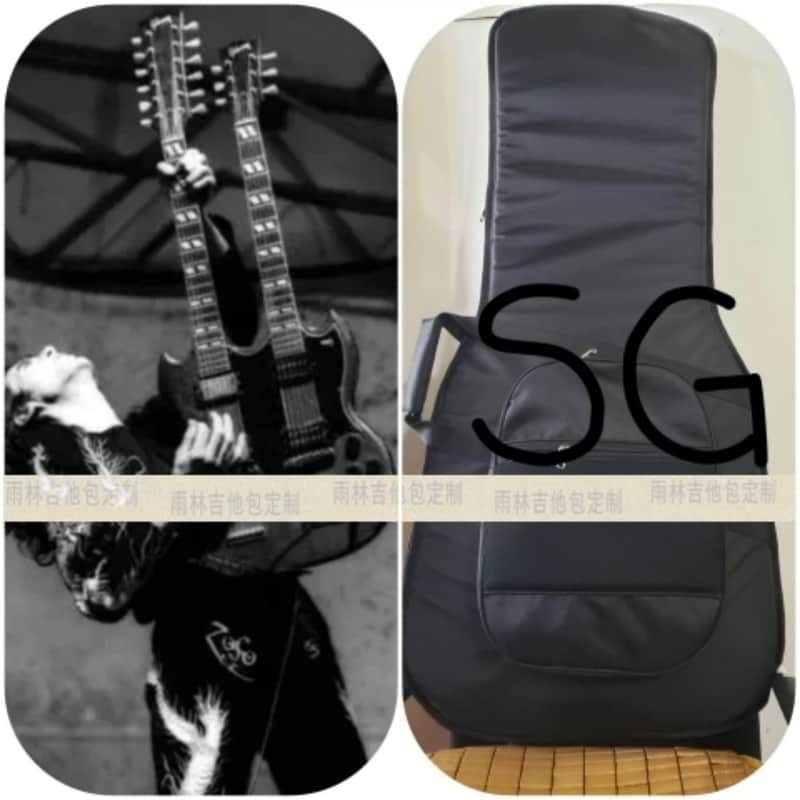 Bag Custom Made For Double Neck SG Page Signature Guitar Gibson (Big G) image 1