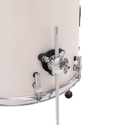 SONOR Momentum Birch Series 16x15.25" Satin Pure White Matte Lacquer Floor Tom Drum w/Legs | Worldwide Ship | NEW | Authorized Dealer image 3