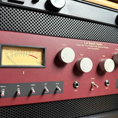 LaChapell Audio 992EG 2-Channel Tube Mic Preamp with Extended Gain 2010s - Red image 2