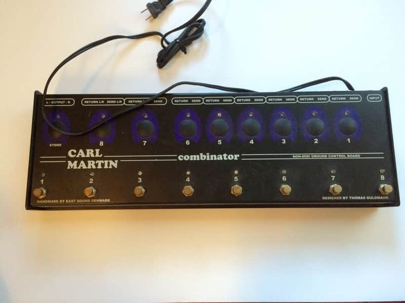 Carl Martin Combinator True Bypass Switcher Looper Pedal Power Supply 8 Channel image 1