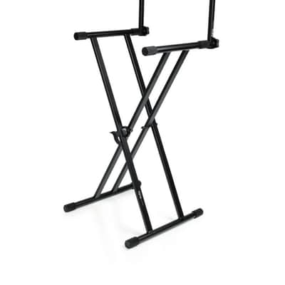 Gator GFW-KEY-5100X , Deluxe 2 Tier "X" Style Keyboard Stand