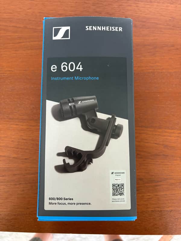 Sennheiser e604 Cardioid Dynamic Drum Microphone 1998 - Present - Black image 1