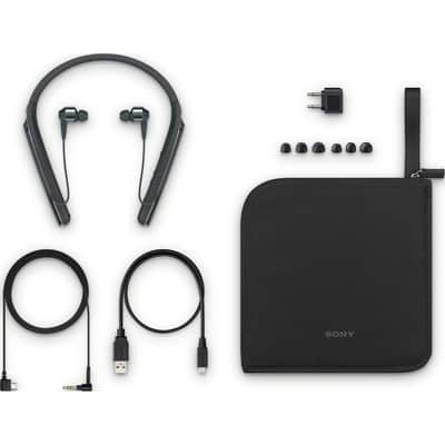 Sony WI1000X/B Noise Canceling Wireless Behind-Neck In Ear Headphones, Black image 7