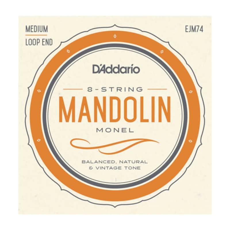 D'Addario EJM74 Monel Mandolin Strings; 8-String set loop end 11-40 image 1
