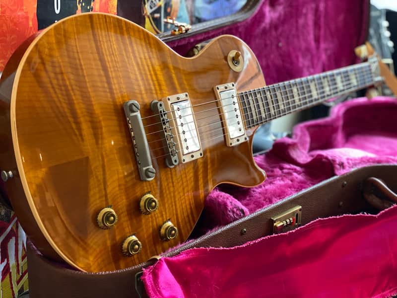Gibson Les Paul Classic Premium Plus 1994 Trans Amber Yamano Order All Original w/ OHSC image 1
