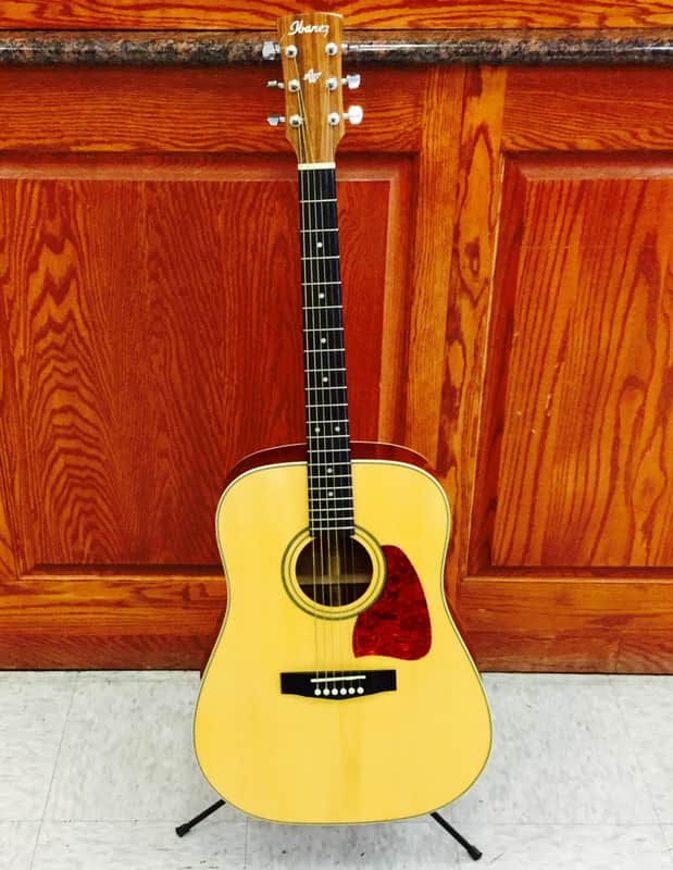 ギター Ibanez Artwood AW1010C 2000s Ibanez Artwood AW10ECE Cutaway Dreadnought Guitar