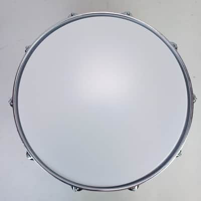 Ludwig PRE-SERIAL #402 Supraphonic 6.5x14"Snare Drum Keystone Badge Red Felt 60s image 9
