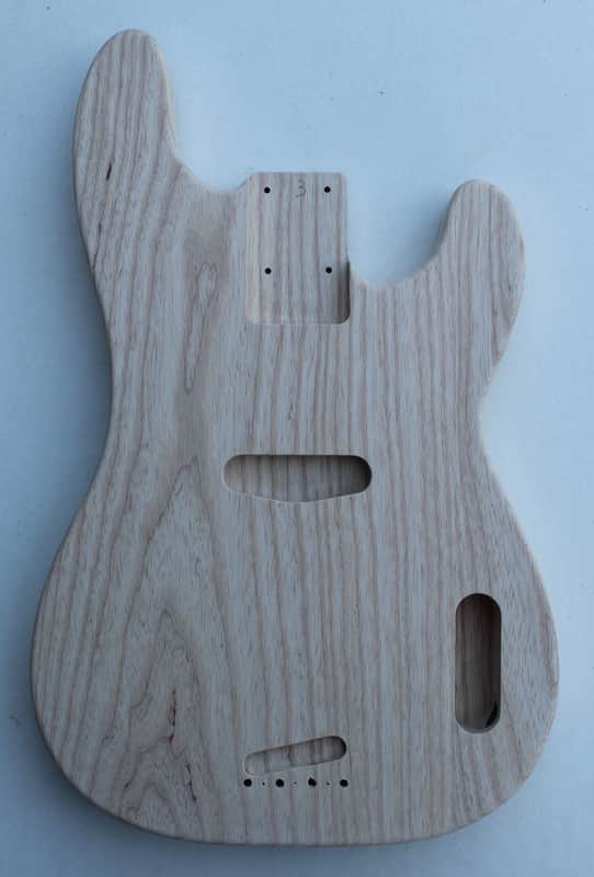 AMERICAN MADE '51 PBASS VINTAGE STYLE BODY - RIGHT HANDED - SWAMP ASH 1301 image 1