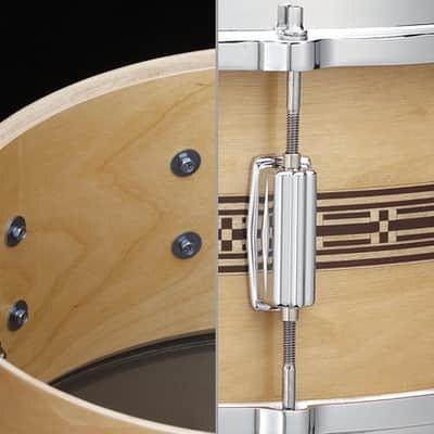 Tama Artwood Reissue 14" x 6.5" 50th Anniversary Limited Mastercraft Snare Drum - AW-456 image 3