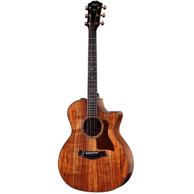 Taylor 724ce Hawaiian Koa Grand Auditorium Electro-Acoustic Guitar, Natural image 2