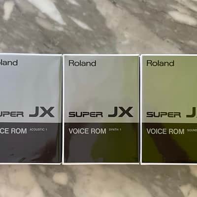Roland Card VR-101 VR-102 VR-103 complete set of 3 cards for JX-10 Super-JX & MKS-70 NEW OLD STOCK