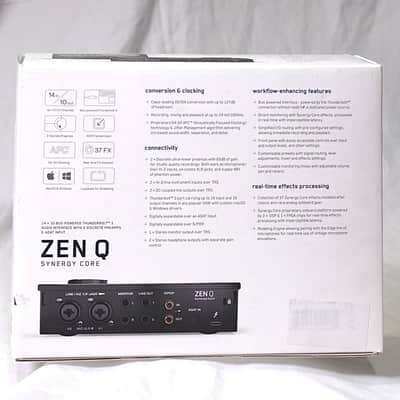 Antelope Zen Q Synergy Core | Desktop 14x10 USB Type-C Audio Interface | Open Box image 4