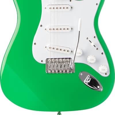 Oscar Schmidt Double Cut Electric Guitar - Surf Green image 2