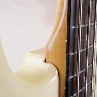 Tokai Jazz Sound AJB45 MIJ 1984 Olympic White Vintage Japan Bass w/ Bag image 13