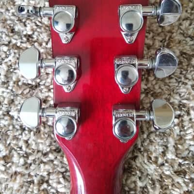 Oscar Schmidt OE30-CH Semi-Hollow Cherry 2000s image 4