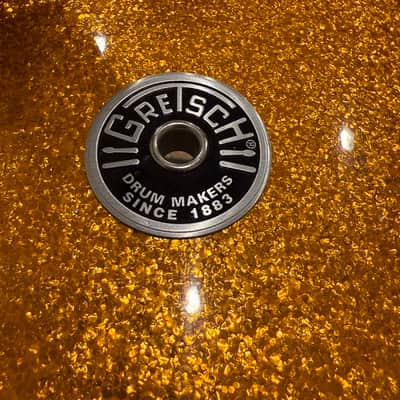 Gretsch Brooklyn Series 14x20 Bass Drum in Gold Sparkle Nitron w/ DW Cymbal Holder Attachment & DW Rail Mount Tom Holder (Rm 4) image 6