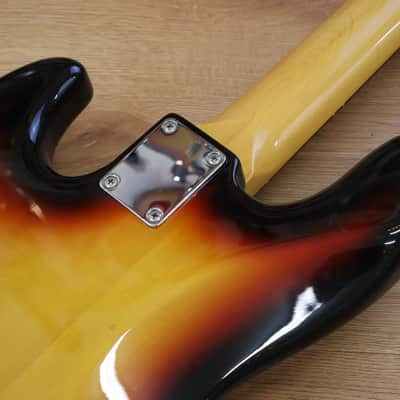 2018 Fender Japan Traditional 60's Jazz Bass (Sunburst) image 9