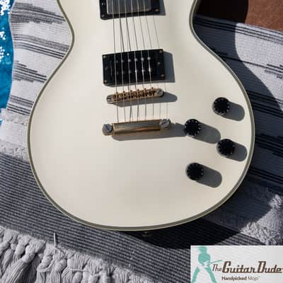 1997 Orville (Licensed by Gibson) LPC-75 - Alpine White w Seymour Duncan Bridge PU! - Pro Set Up w Perfect Frets/Action/Intonation! image 6