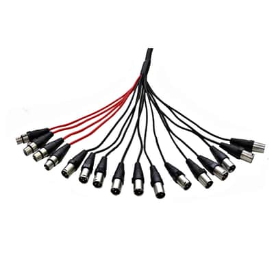 Seismic Audio 12 Channel XLR Low Profile Circuit Board Snake Cable - 25 Feet image 3