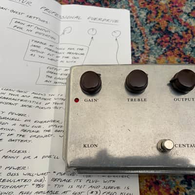 Klon Centaur Professional Overdrive (Non-Horsie) 1994 - 2008 - Silver image 1