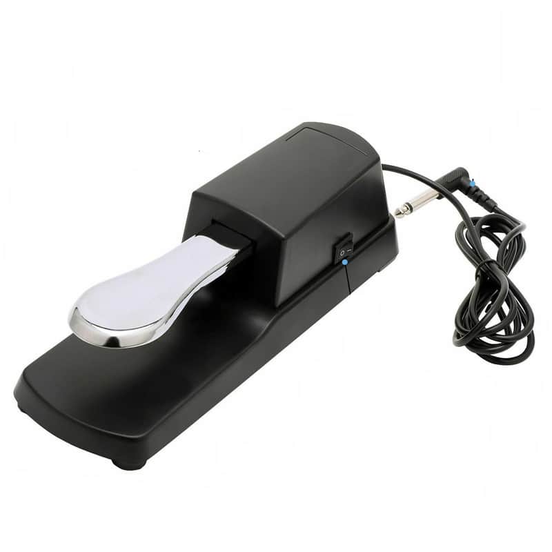 Piano / Keyboard Sustain Pedal w/ Polarity Switch 1/4" Jack image 1