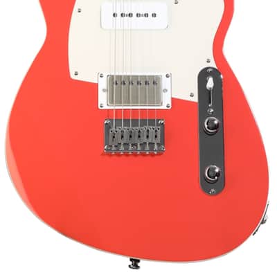 Reverend Charger H90 Electric Guitar - Feisty Red with Maple Fingerboard image 2