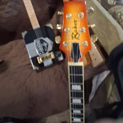 Baker Ed Roman Double Cut Honey Vurst 2010s - Flame Honey Burst image 4