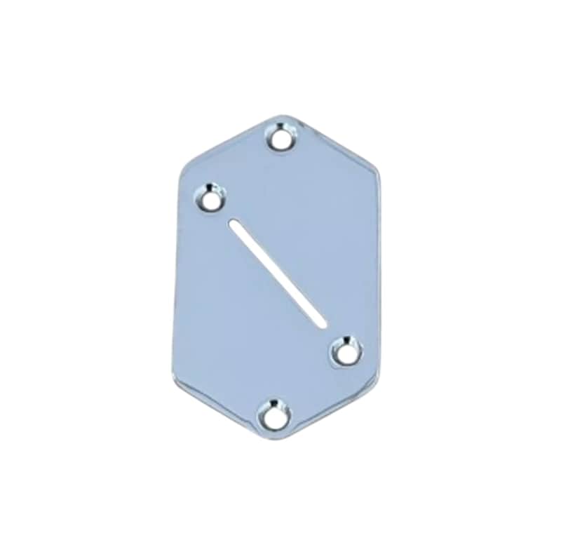 Guitar Jaguar Style Chrome Angeled Switch Control Plate image 1