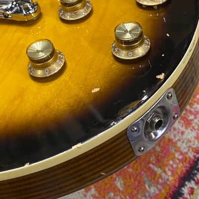 Hondo Les Paul 1980’s Sunburst w/Gigbag image 17