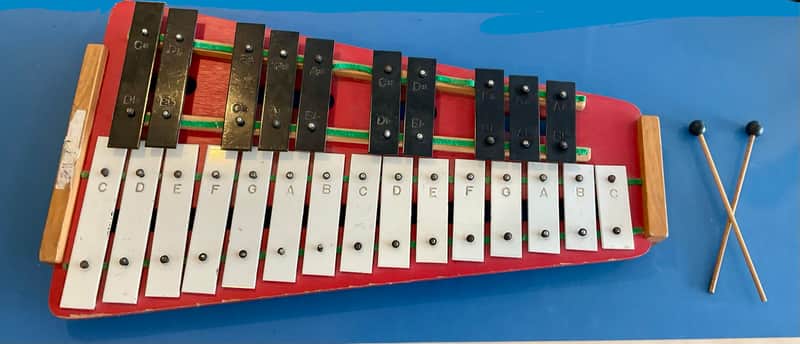 Rhythm Band 25-note Artist Chromatic Melody Bell Set w/ Mallets image 1
