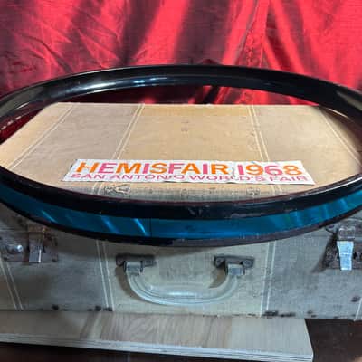 SONOR Blue Satin Flame Steel Bass Drum Hoop 20". **RARE** image 4