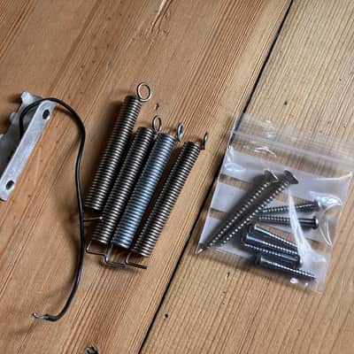 Fender Stratocaster Full Block Bridge Tremolo Unit 1998 Mexico 57mm Wide Spacing image 6