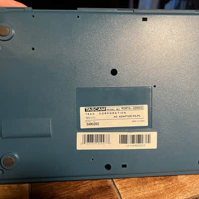 TASCAM Porta 02 mkII Ministudio 4-Track Cassette Recorder 2000s - Blue image 4