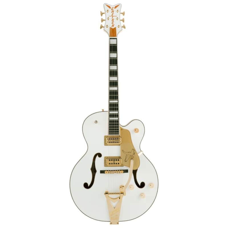 Gretsch G6136T-MGC Michael Guy Chislett Signature Falcon with Bigsby, Ebony Fingerboard, Vintage White image 1