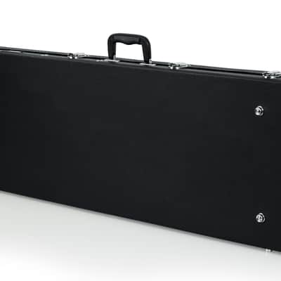 Gator Cases Hard-Shell Wood Case for Electric Bass Guitars; Fits Fender Precision/Jazz Bass, & More (GWE-BASS),Black image 7