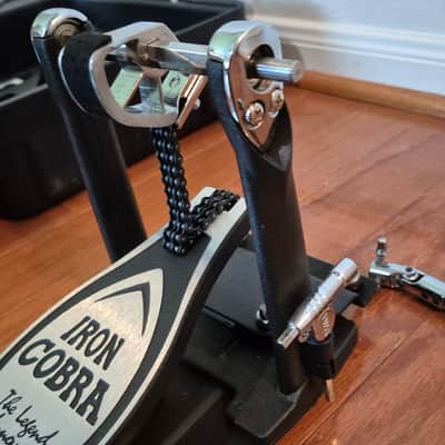 Tama HP900PWN Iron Cobra 900 Series Power Glide Double Bass Drum Pedal 2010s - Black/Chrome image 4